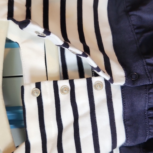 Jacadi Paris Navy & White Striped Dress - Picture 10 of 12
